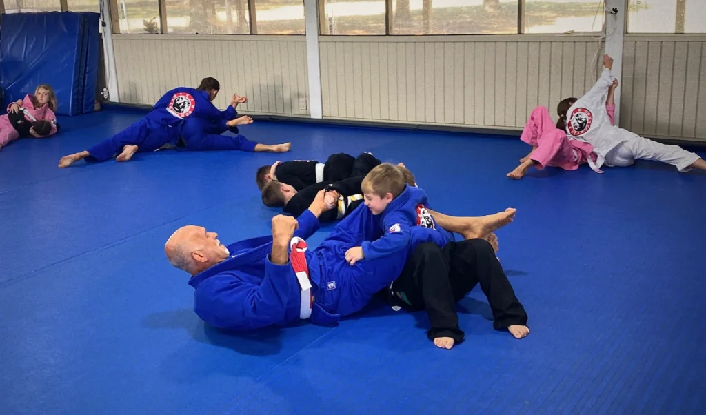 Team Carvalho Homeschoolers program students practicing