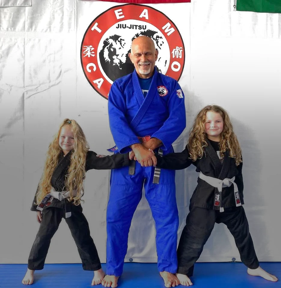 Team Carvalho Kids Judo program students practicing together